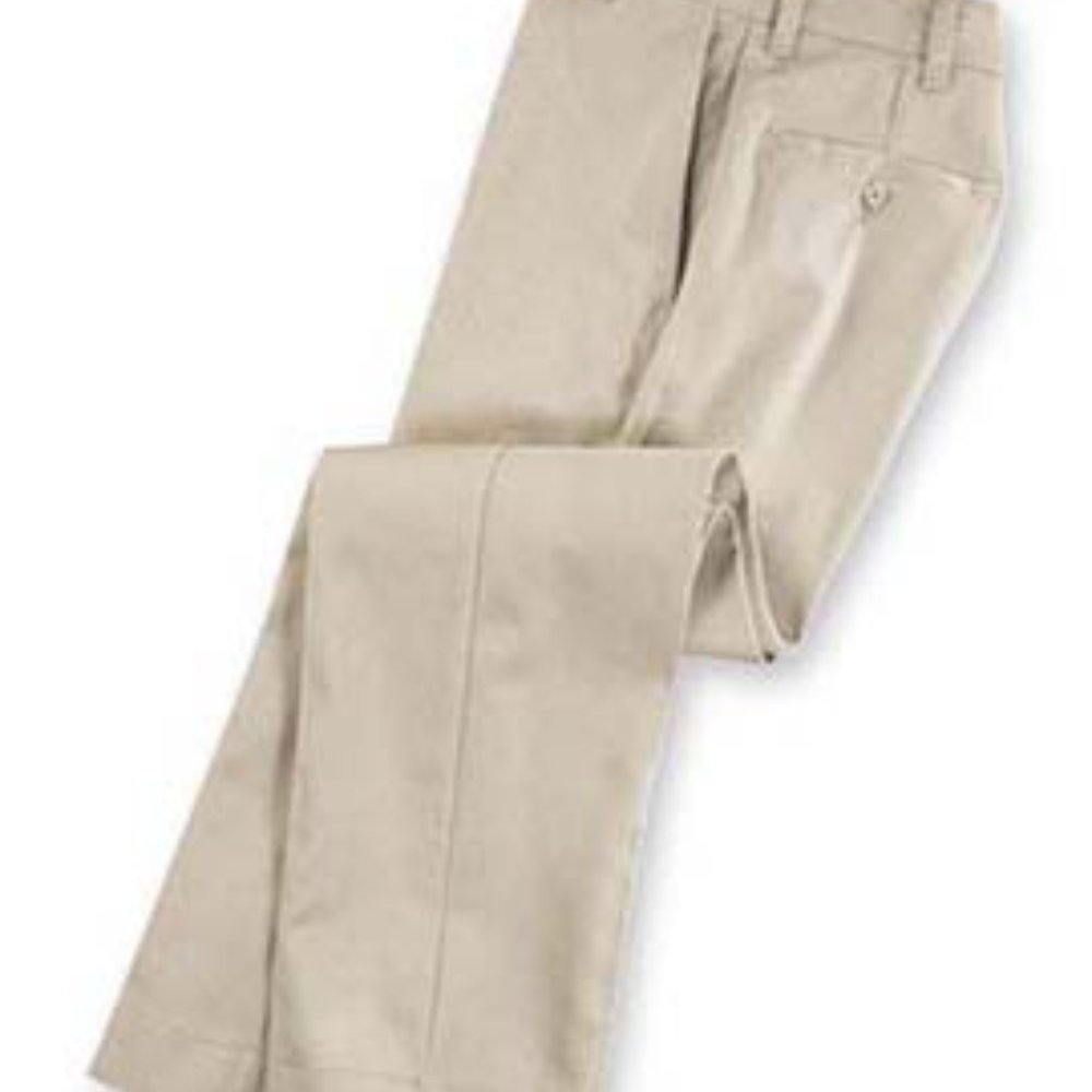 πHP π Men's Aramark Flat Front Pants Tan 40 x 32 - Picture 2 of 5